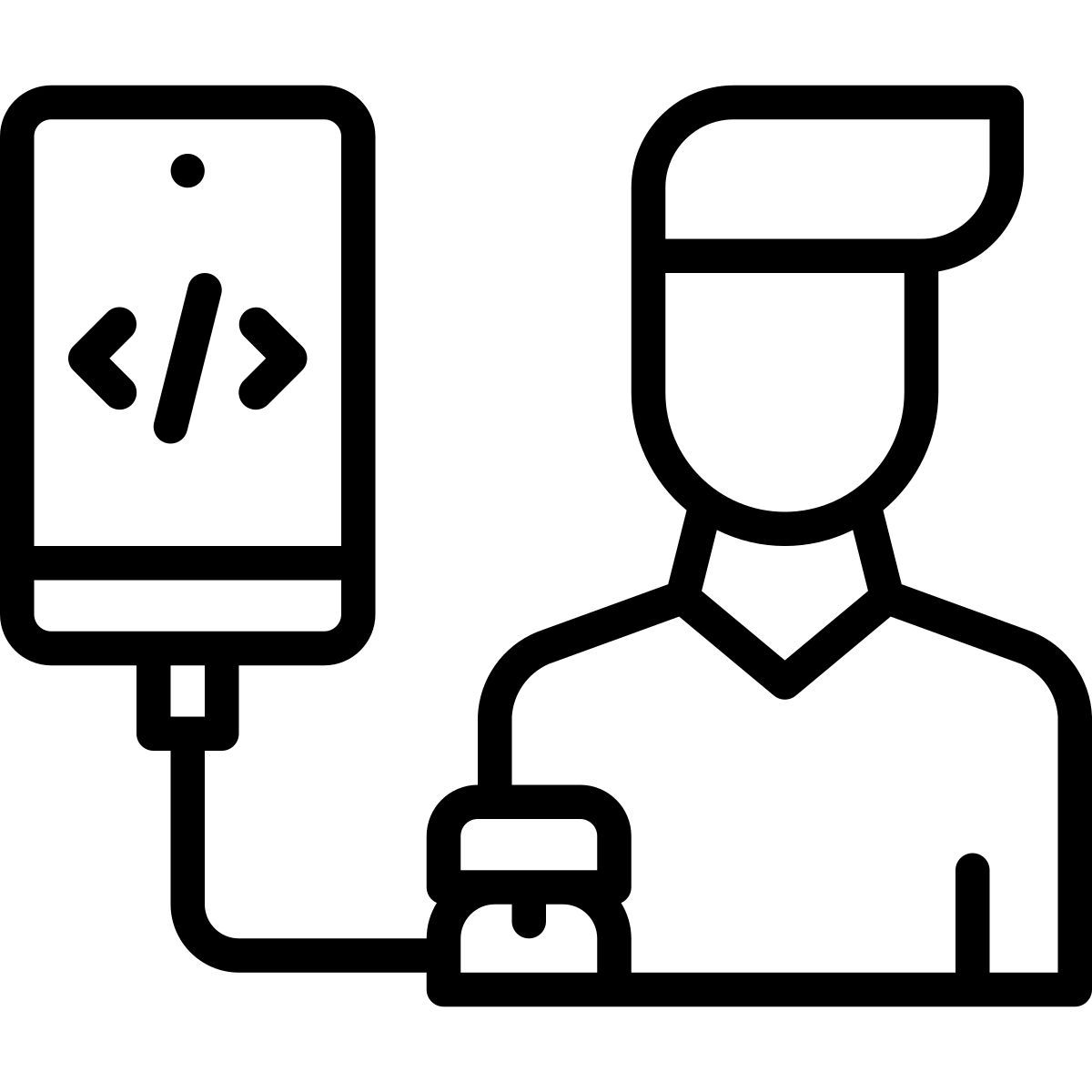 programmer coding icon