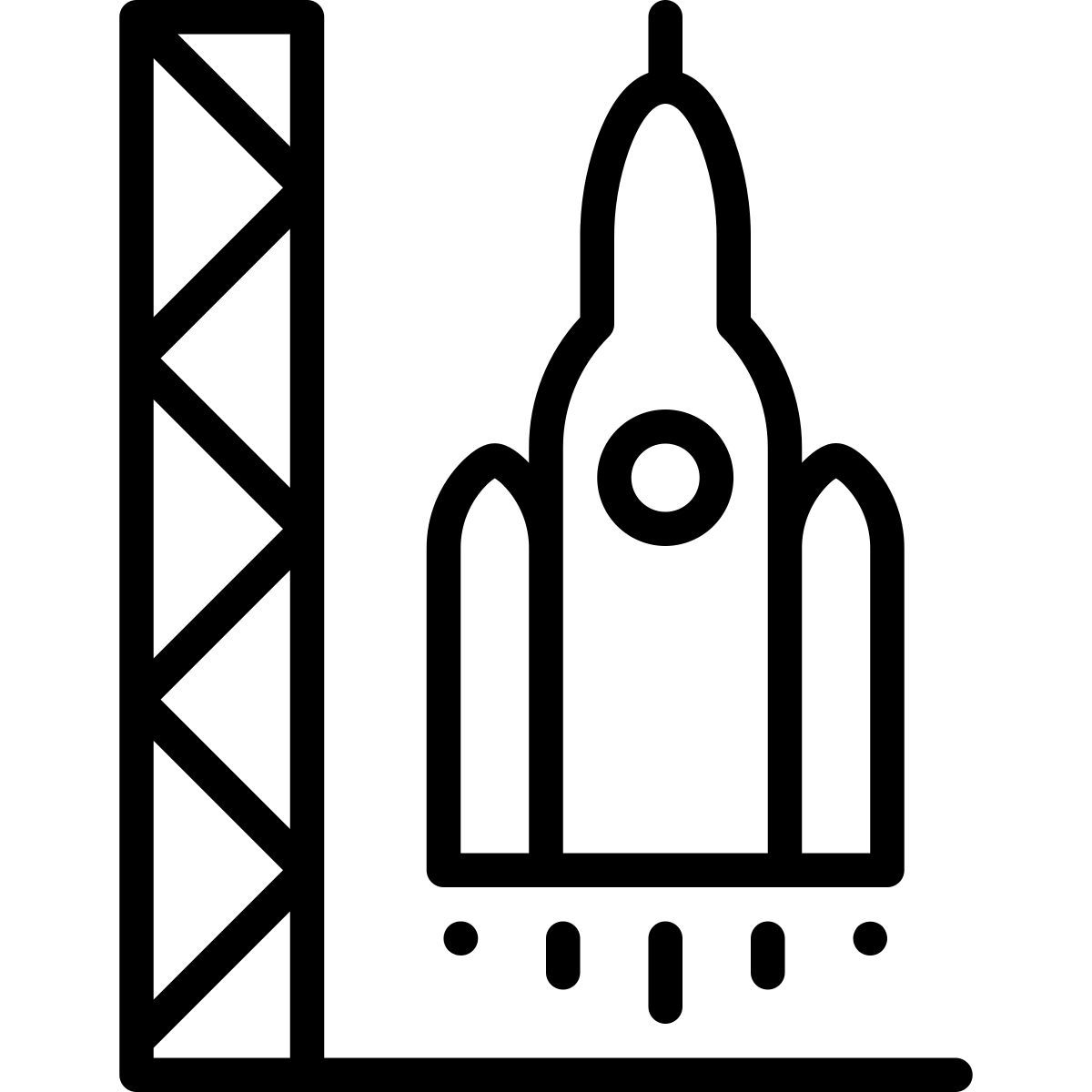 rocket launch icon
