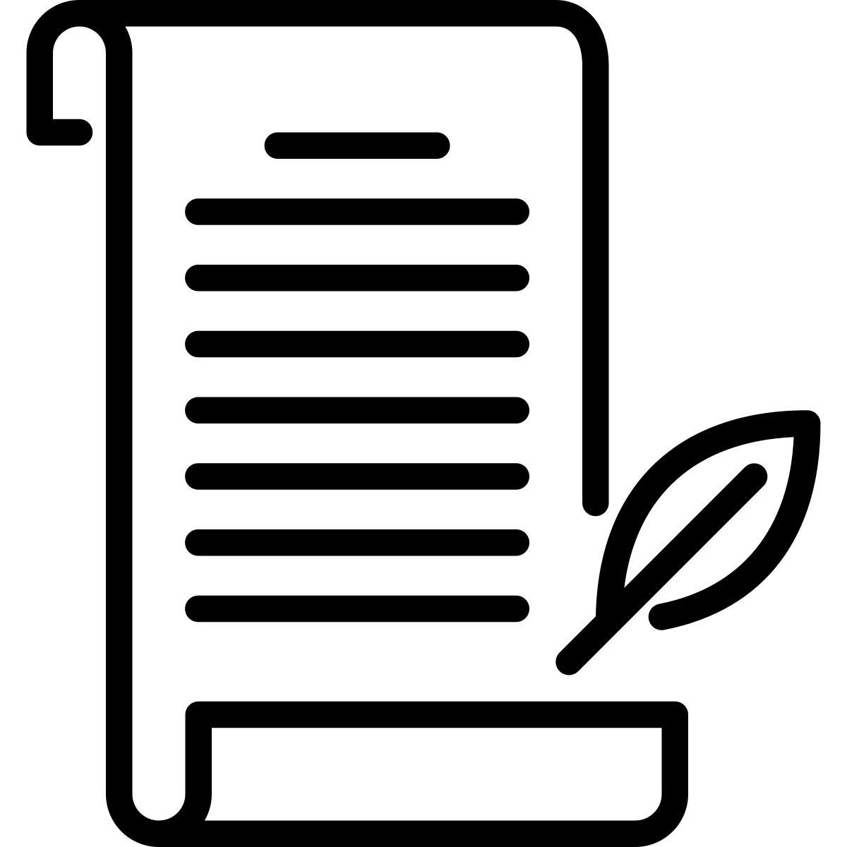 sign document icon