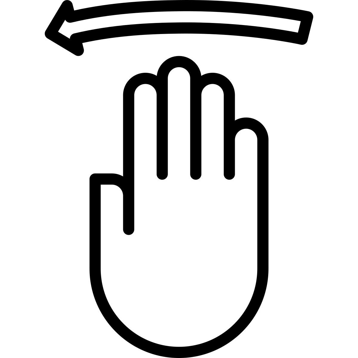 slide left icon