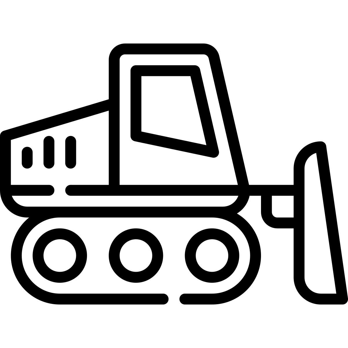 snow plowing service icon