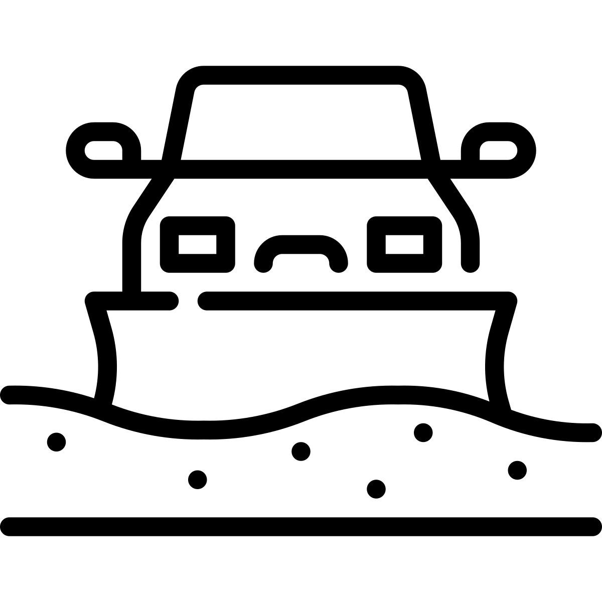 snow plowing service icon