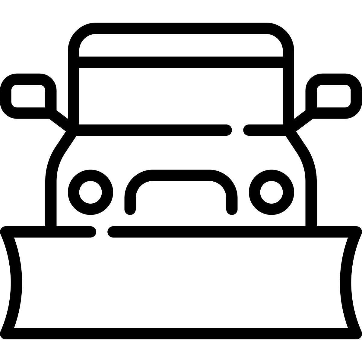 snow plowing service icon