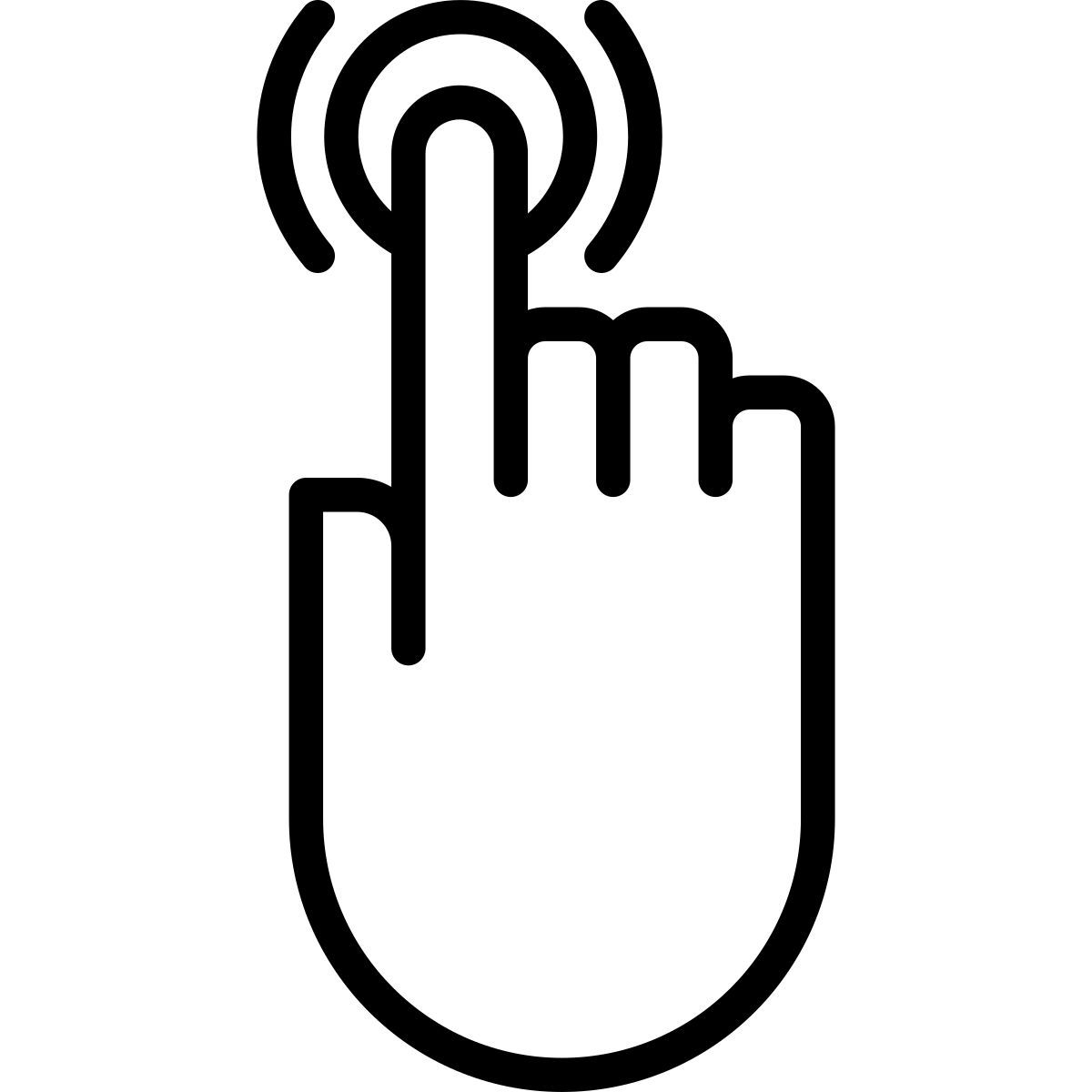 tap and hold icon