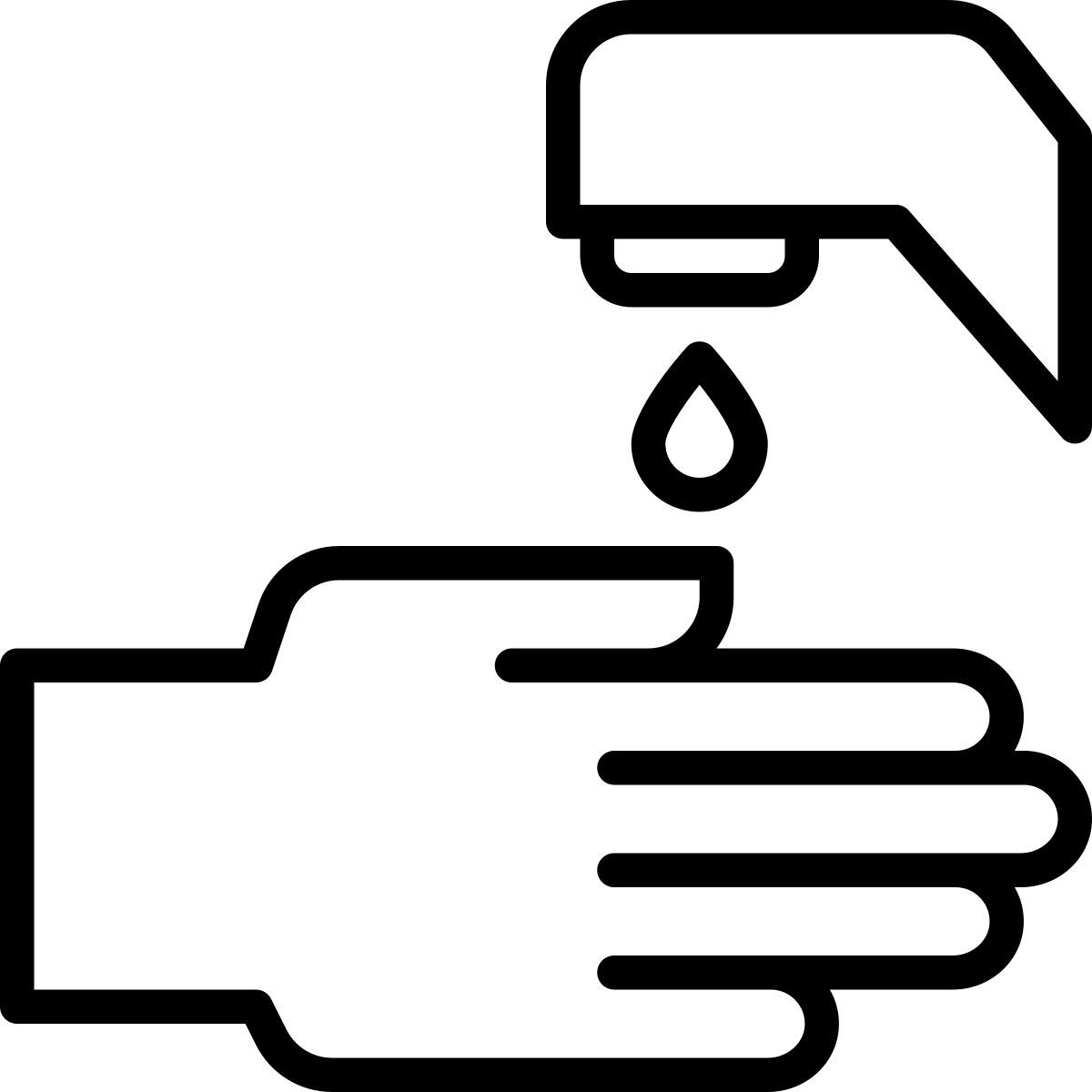 wash hand icon
