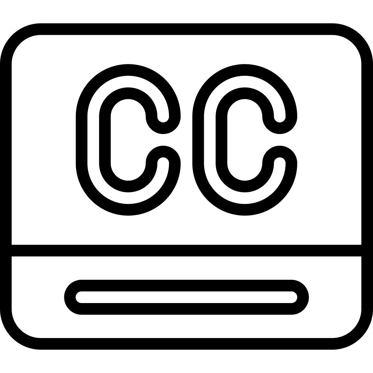 subtitles icon
