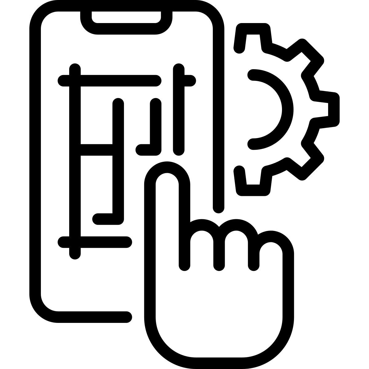 smartphone settings icon
