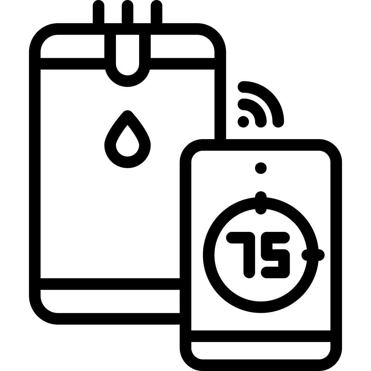 regulate temperature icon