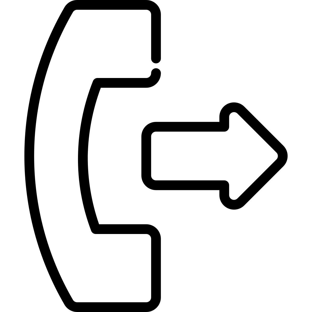 手机断开 icon