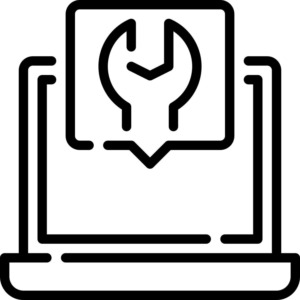 laptop repair icon