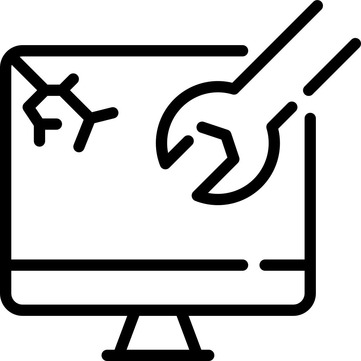 screen repair icon