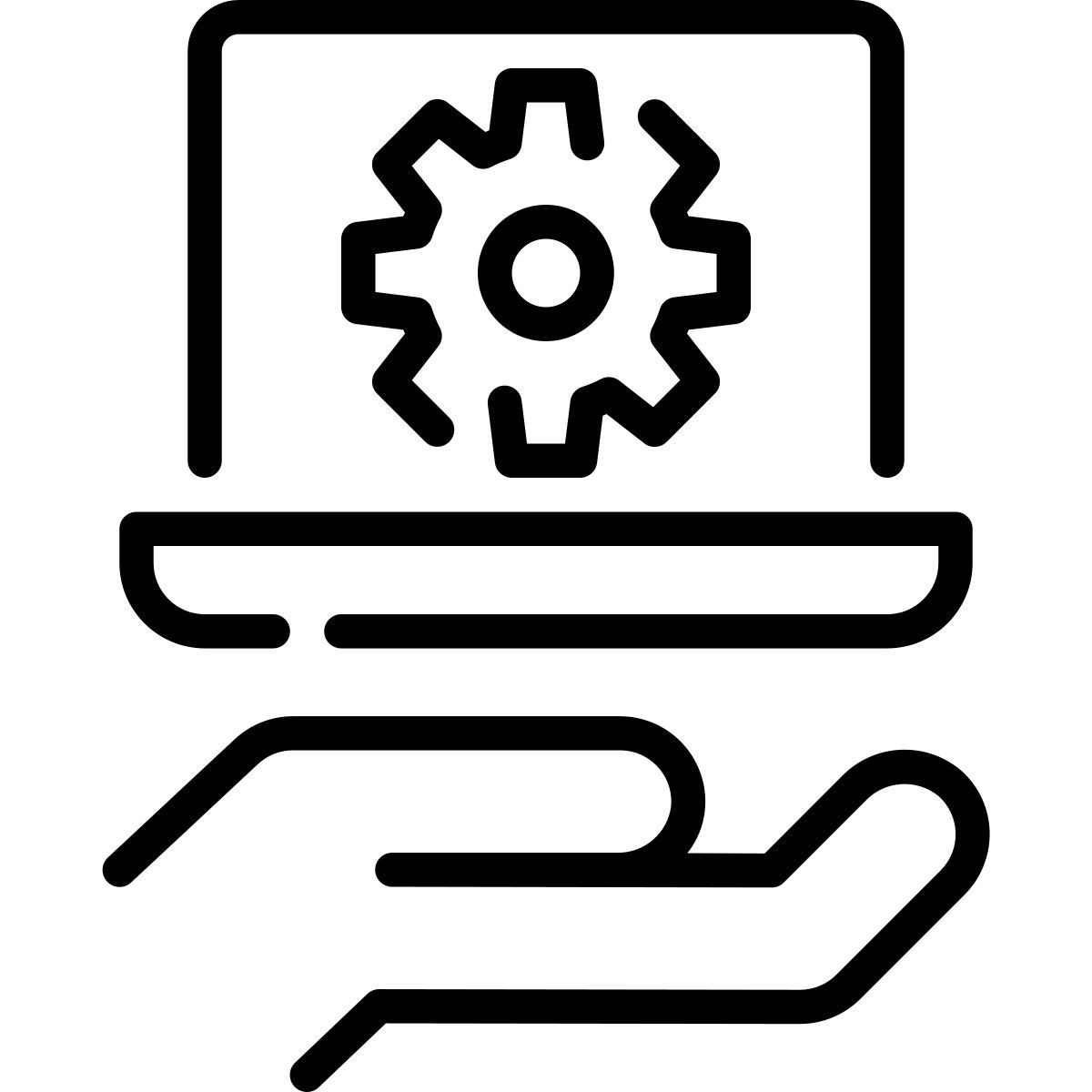 paramètres de l'ordinateur portable icon