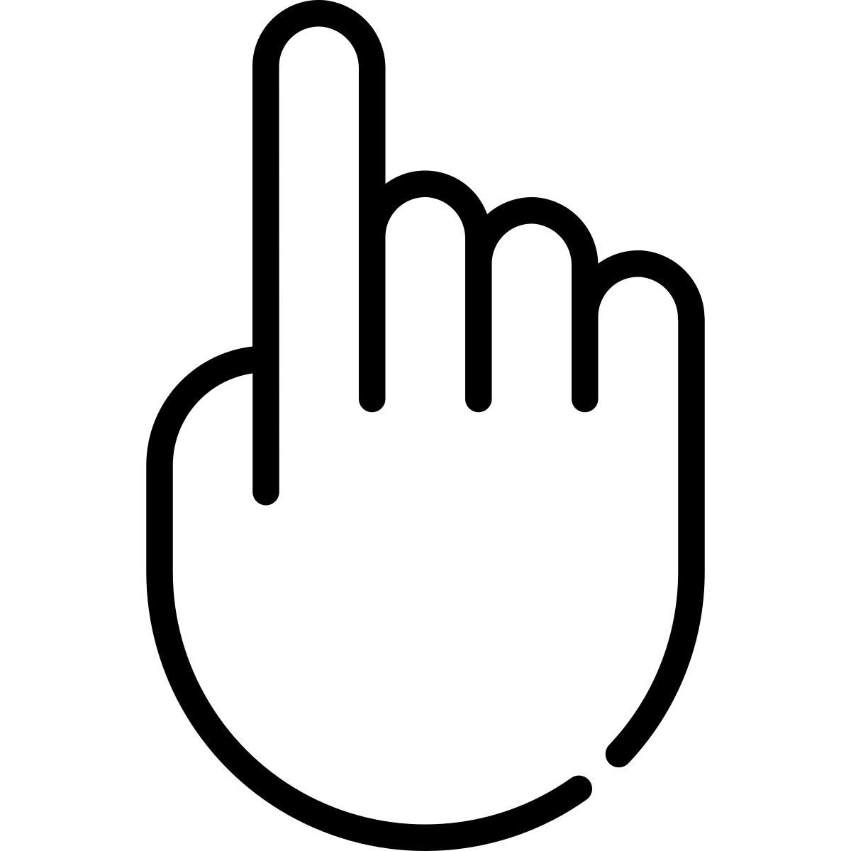 cursor da mão icon
