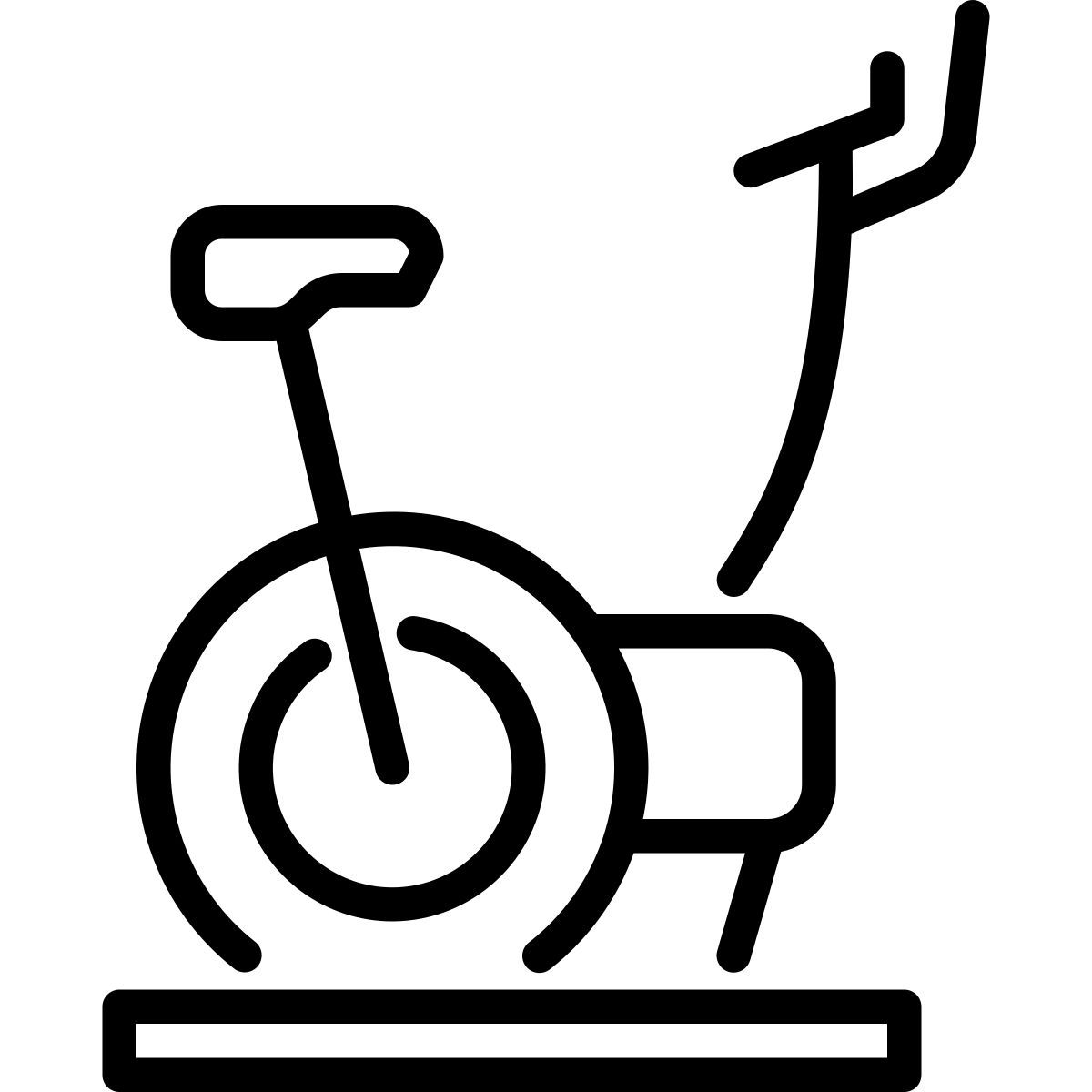 Bicicleta estática icon