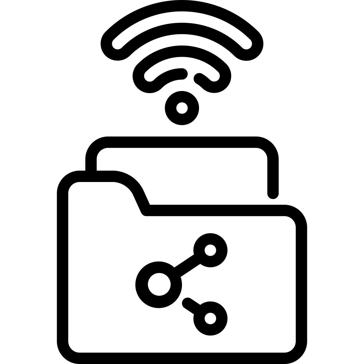 ordner freigeben icon