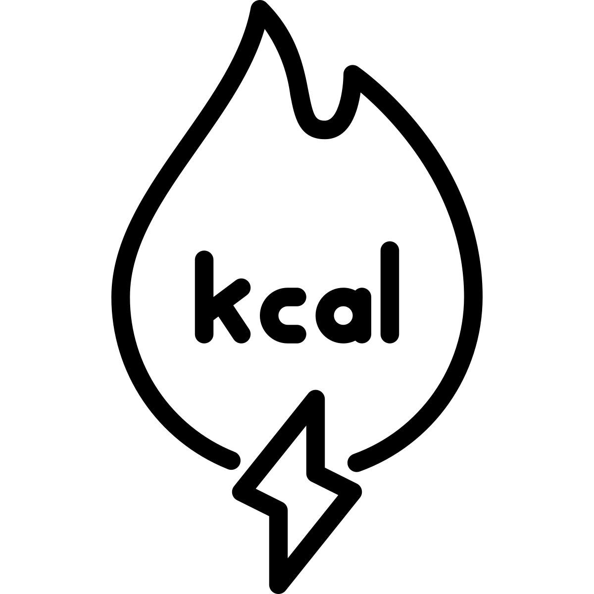 burn calories icon