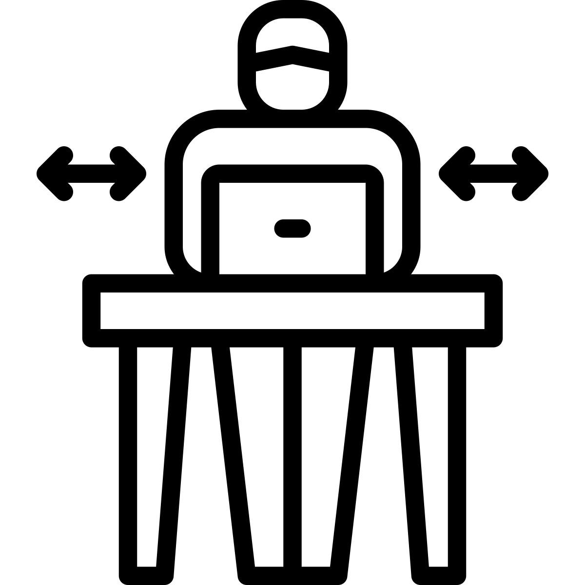 distanciation icon