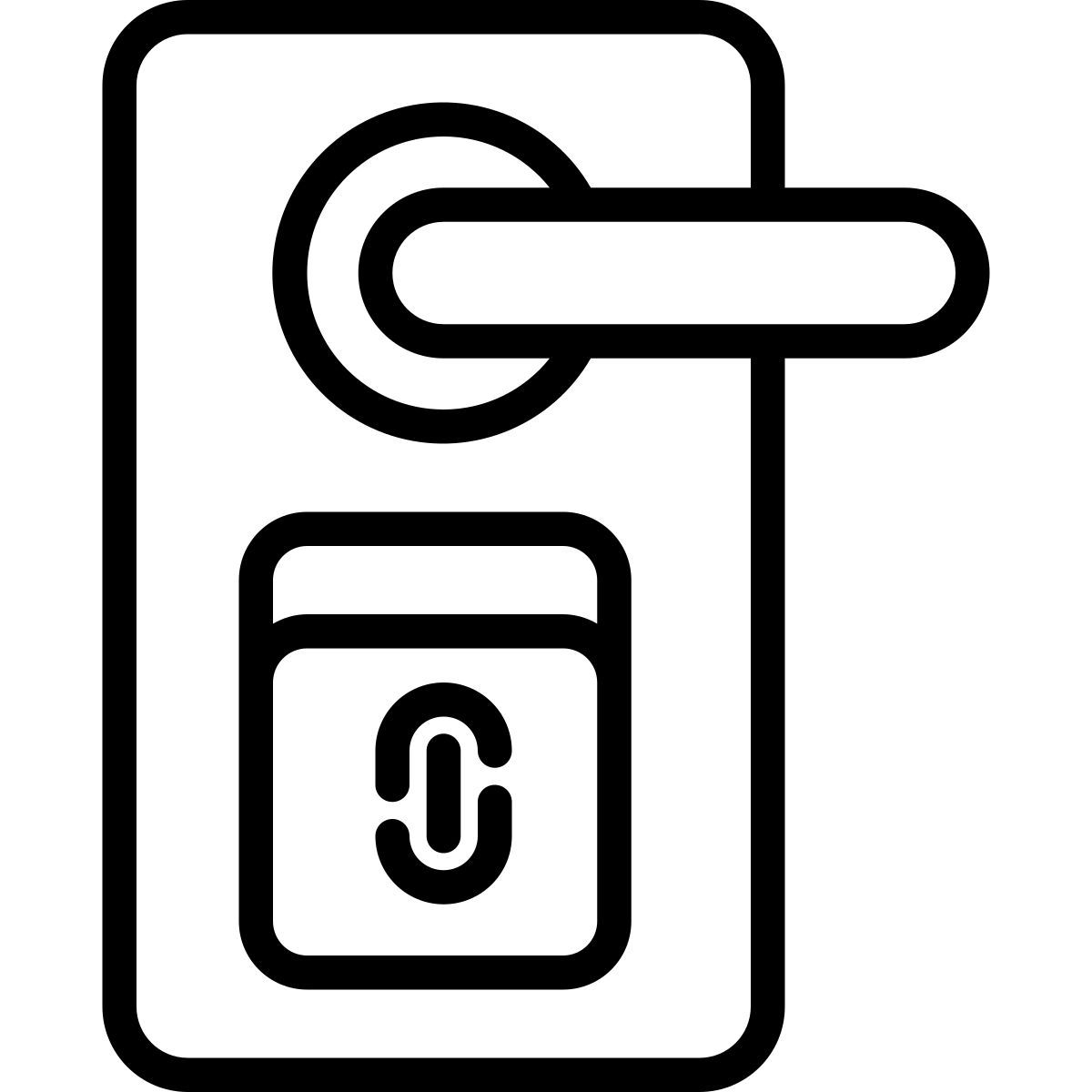 door lock icon