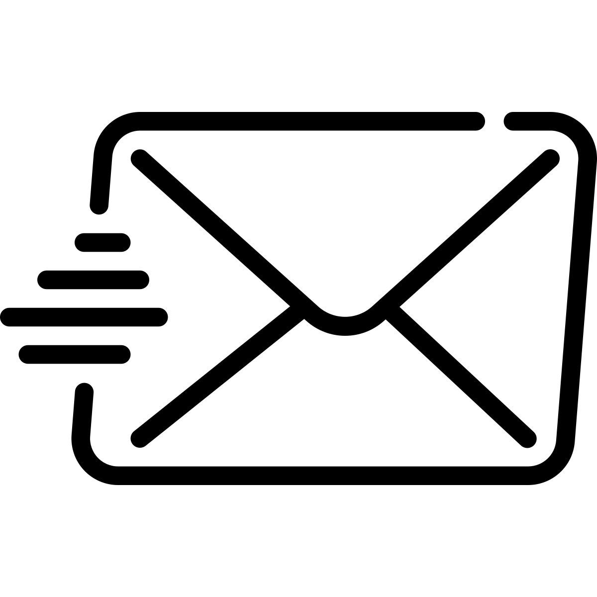 fast email delivery icon