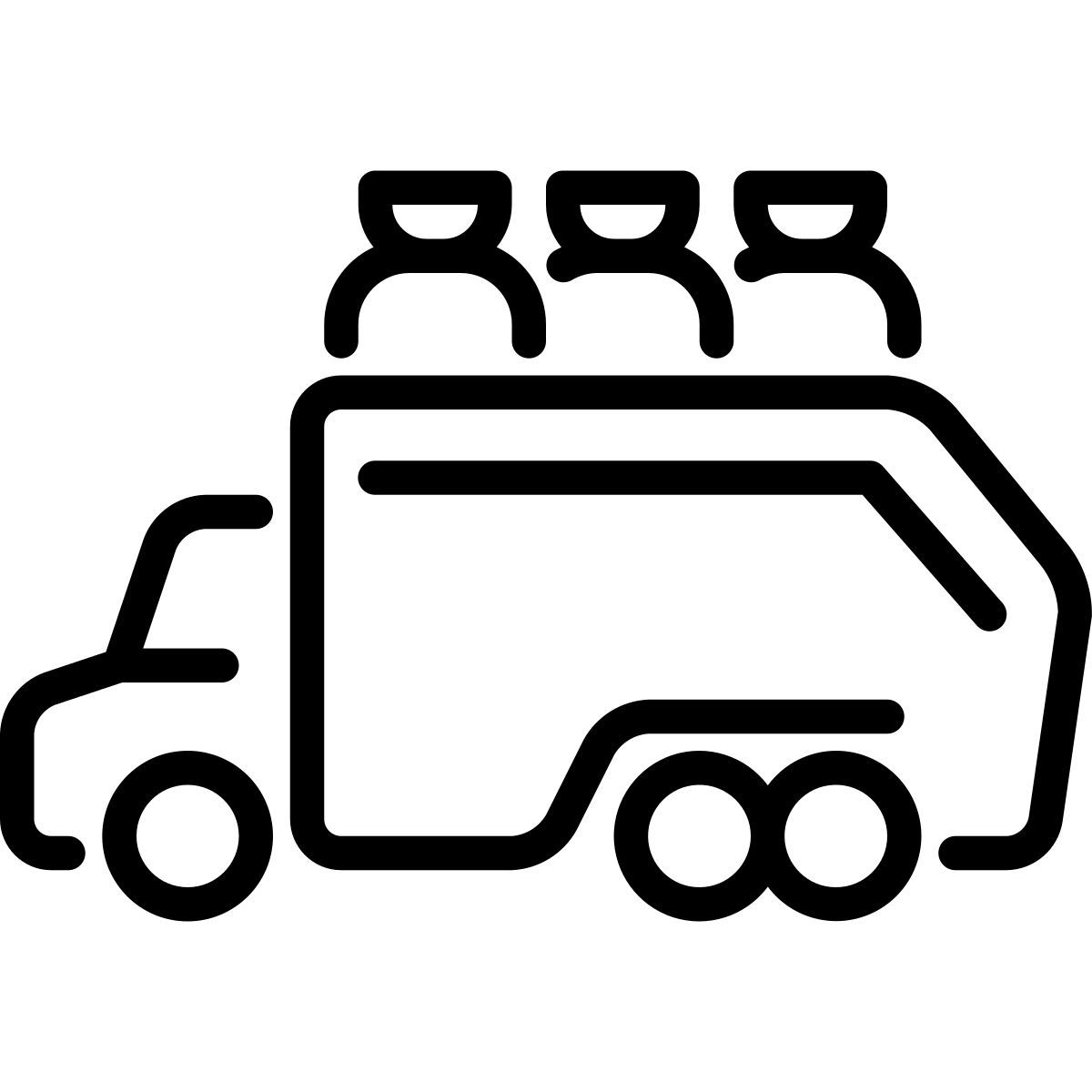 garbage truck icon