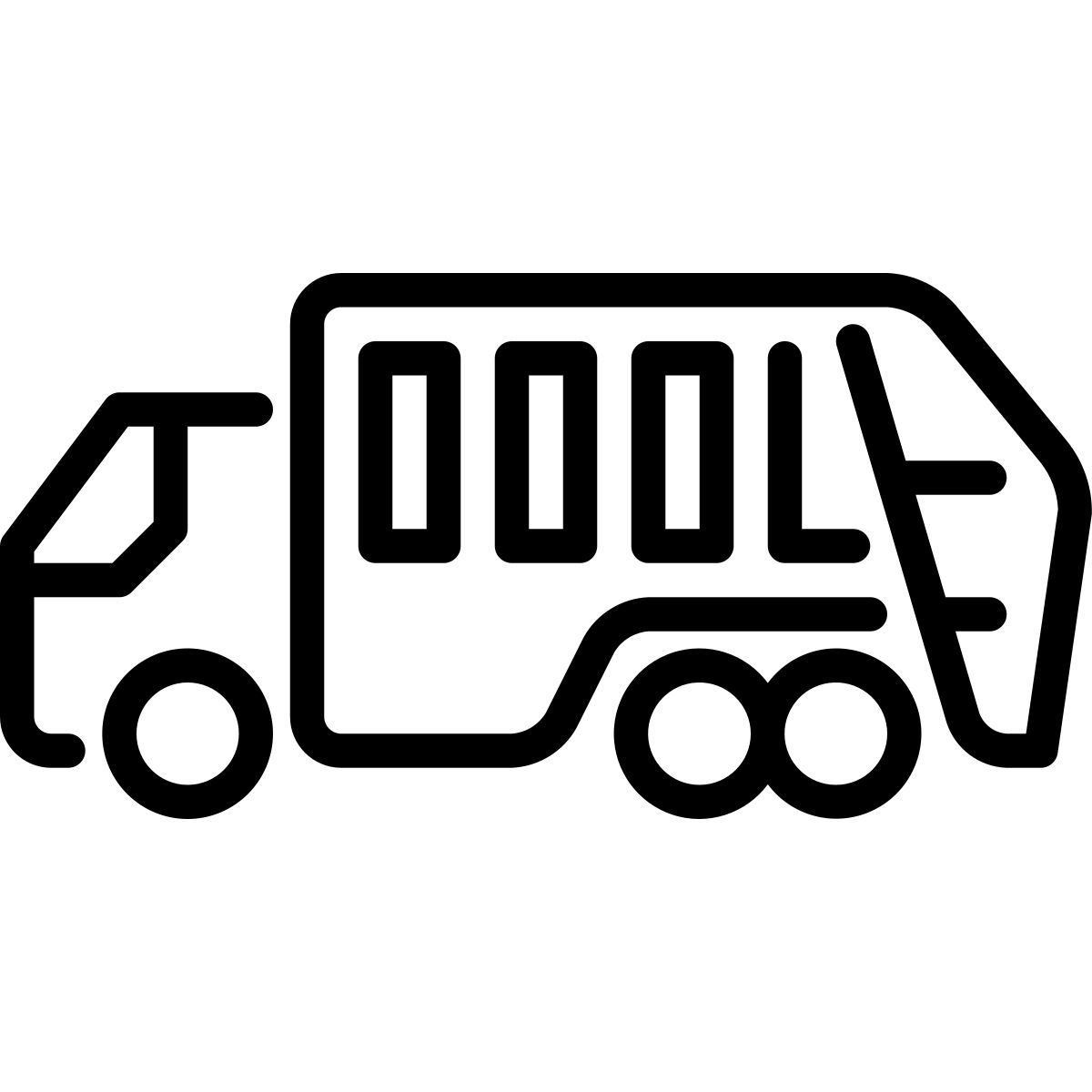 garbage truck icon