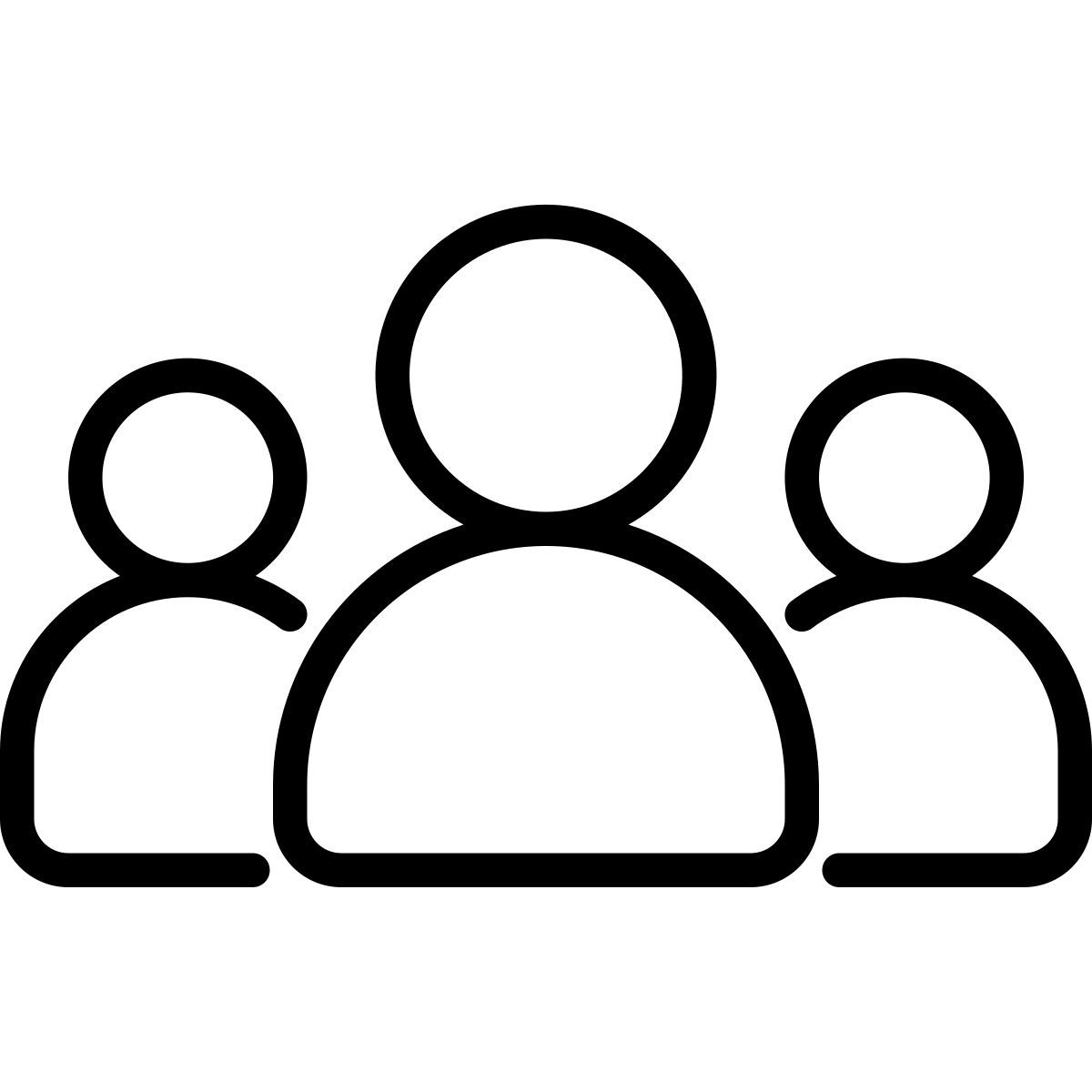 primo piano del gruppo selezionato icon