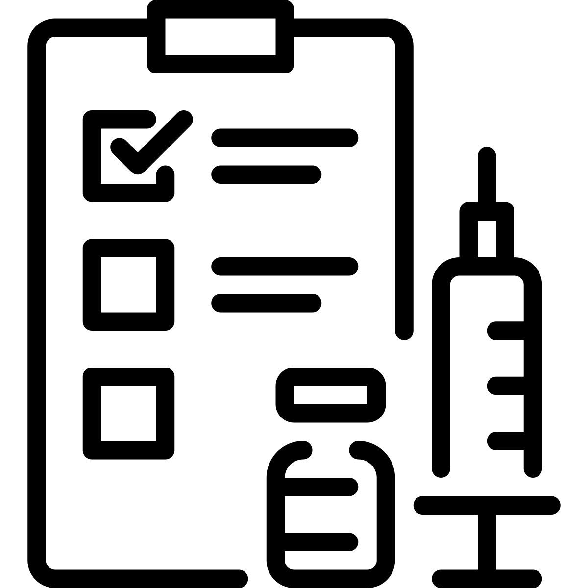 vaccination certificate icon