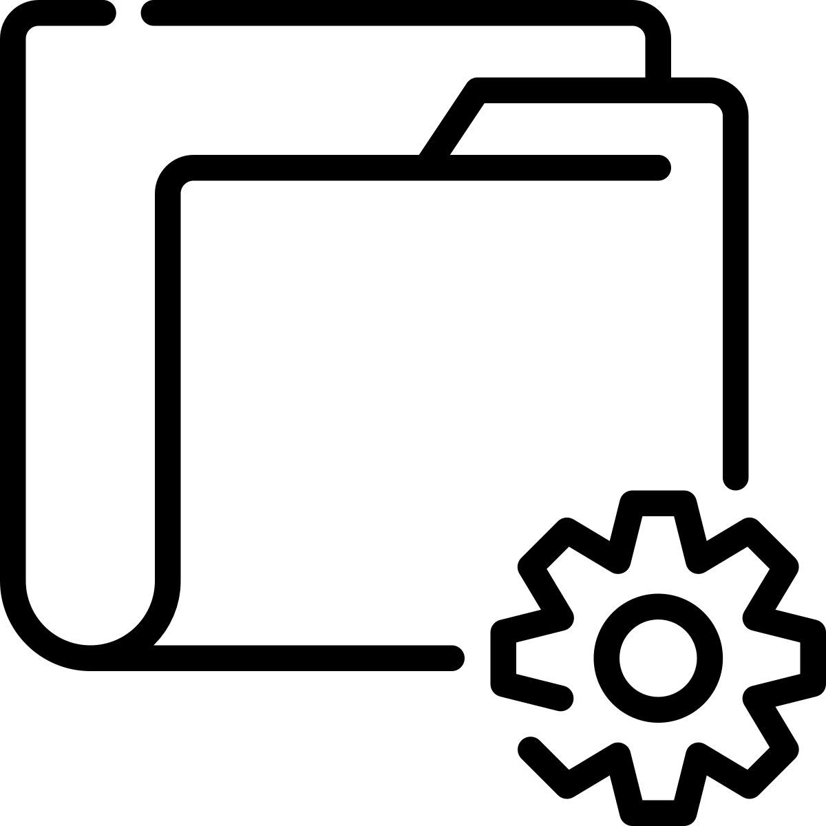 gestión de carpetas icon