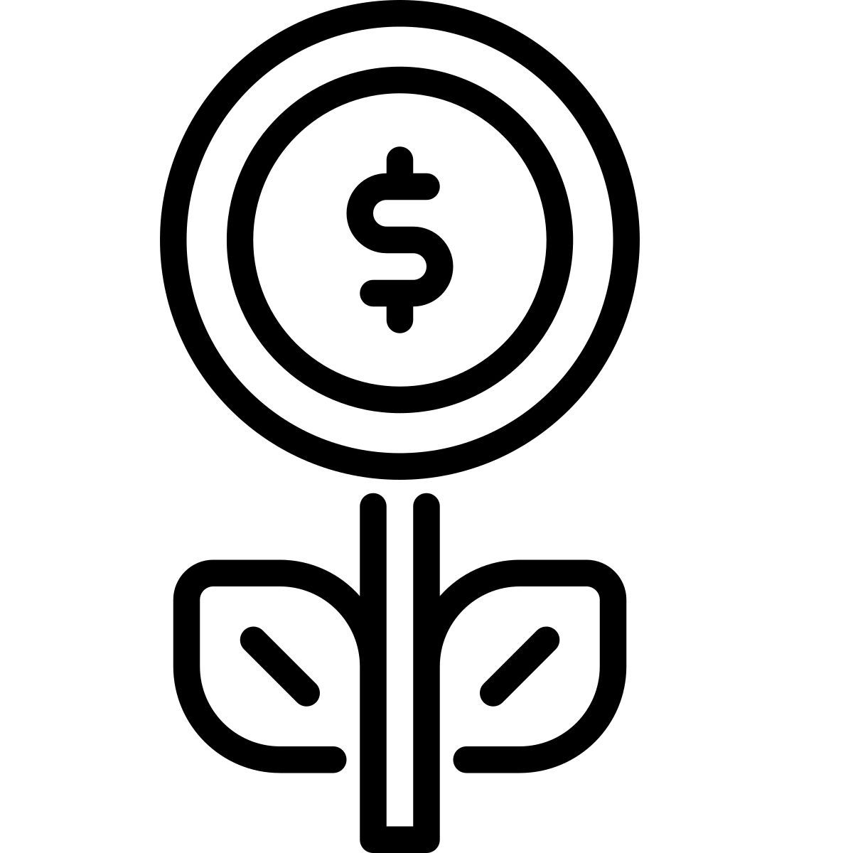 financial growth icon
