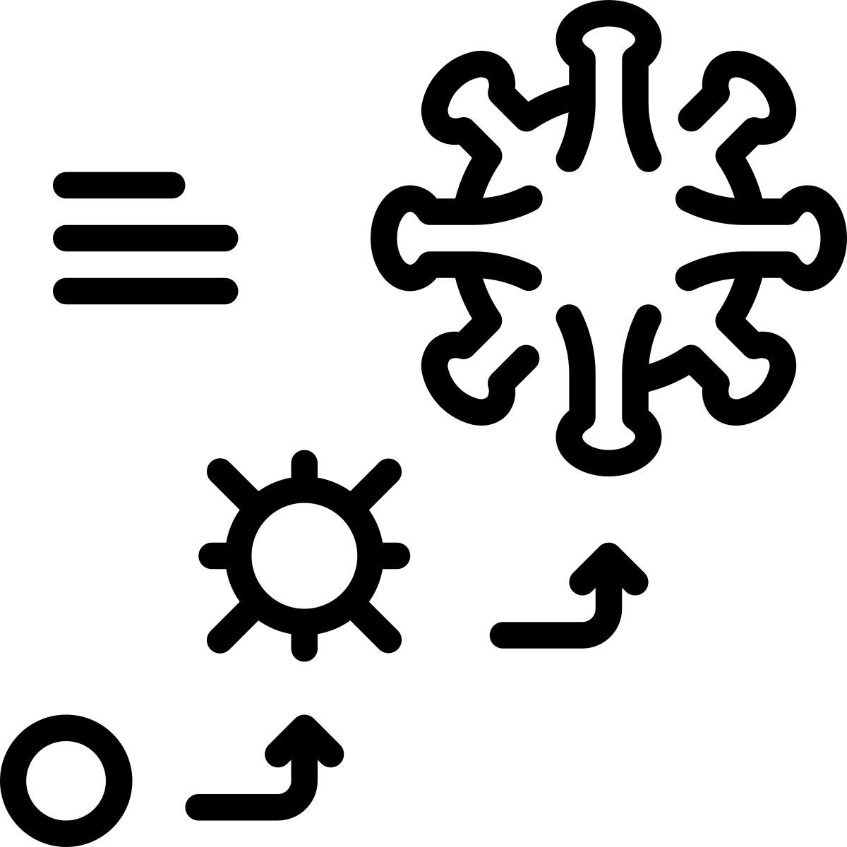 virus mutation icon