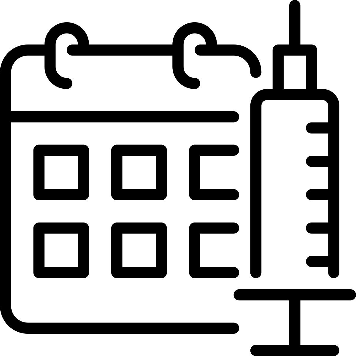 vaccination schedule icon