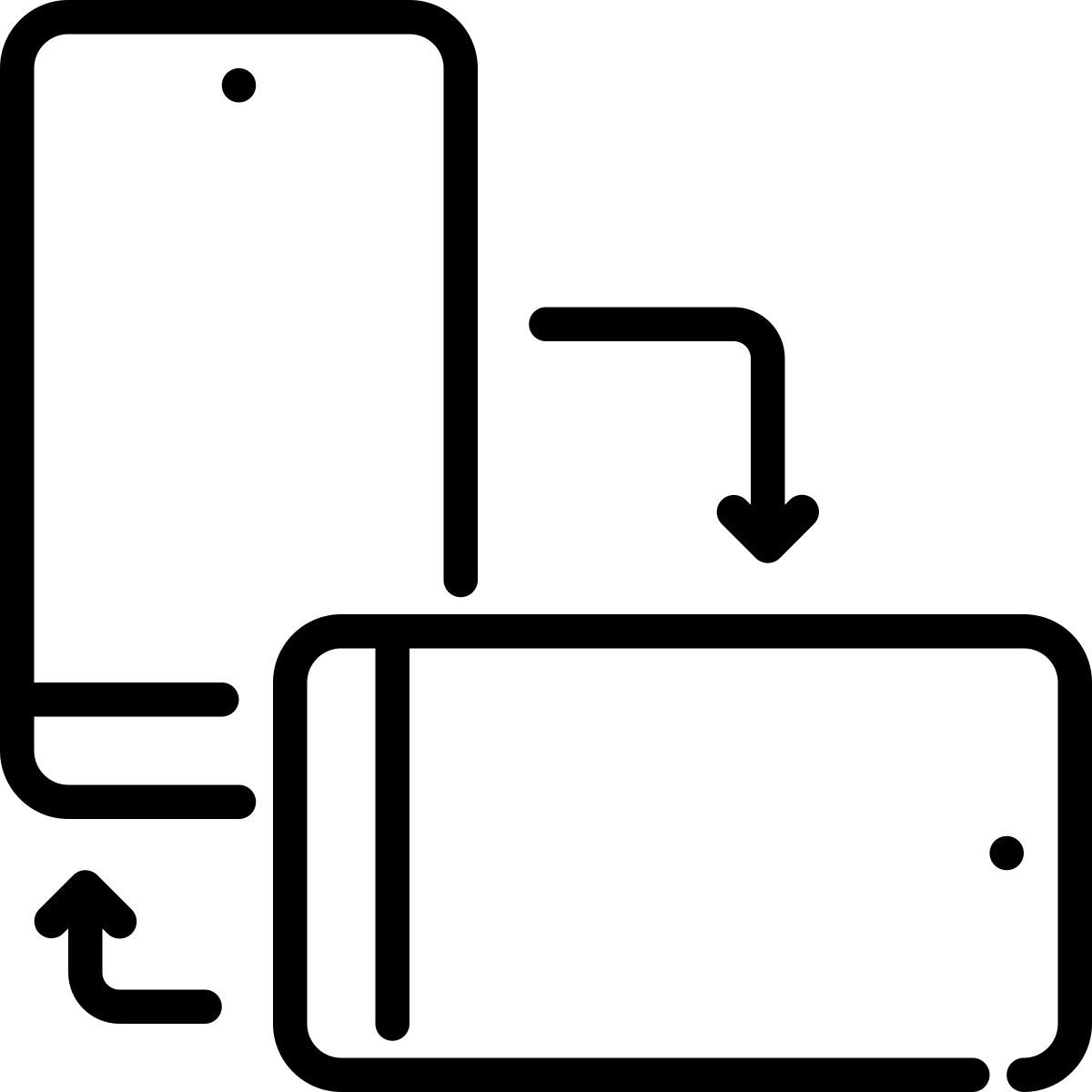 flip screen icon