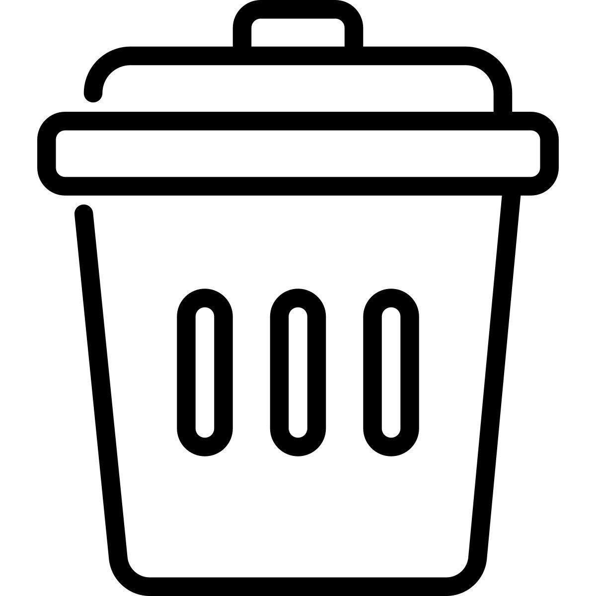 poubelle icon