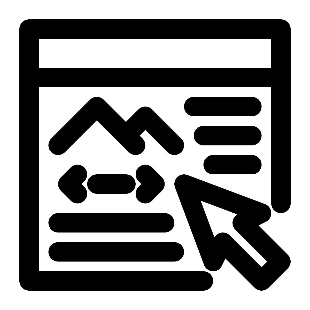 texte d'ancrage icon