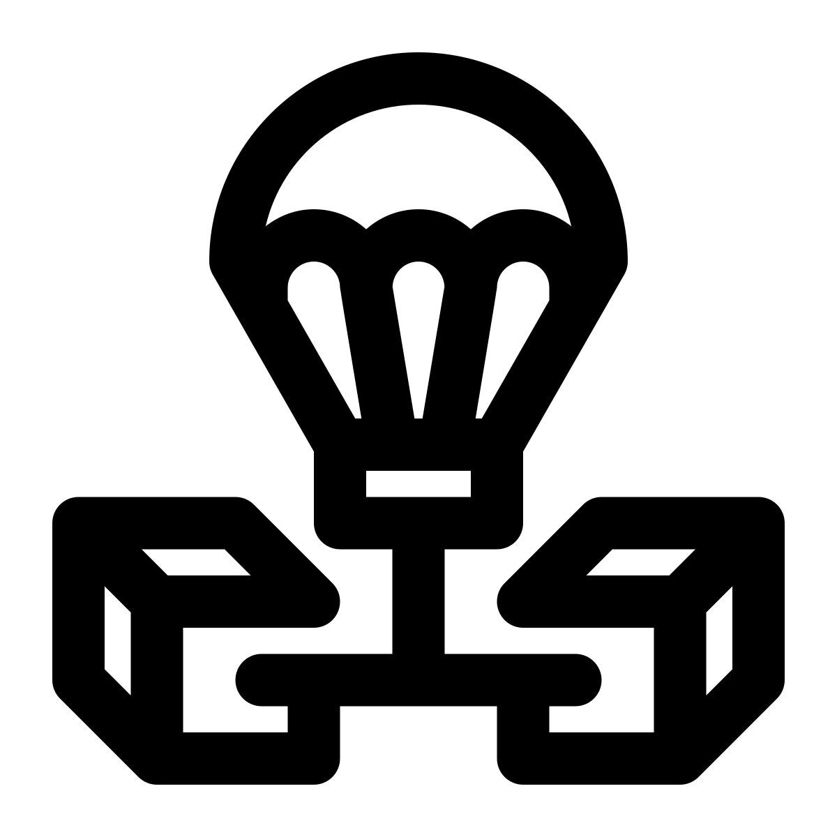 blockchain airdrop icon