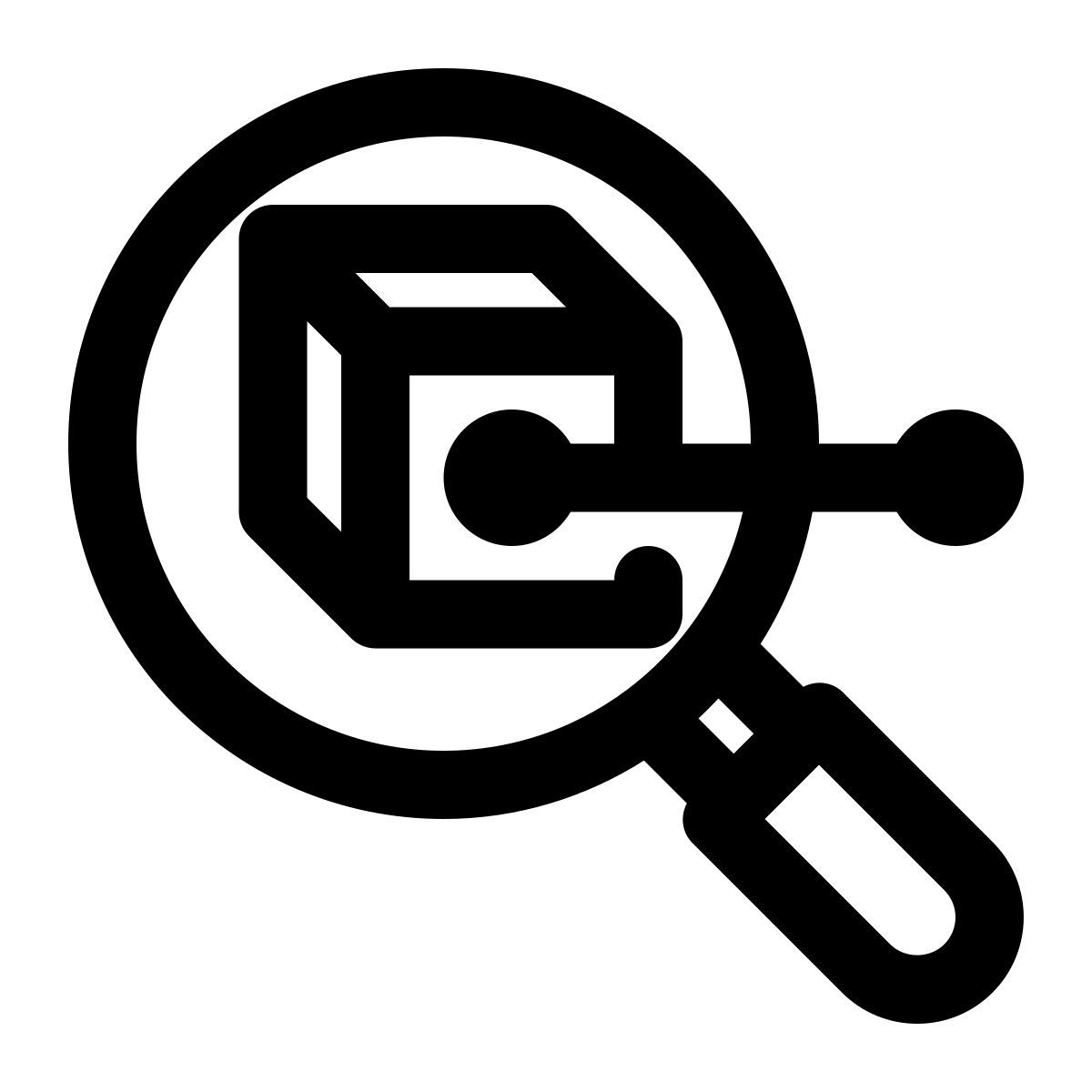 blockchain analyse icon