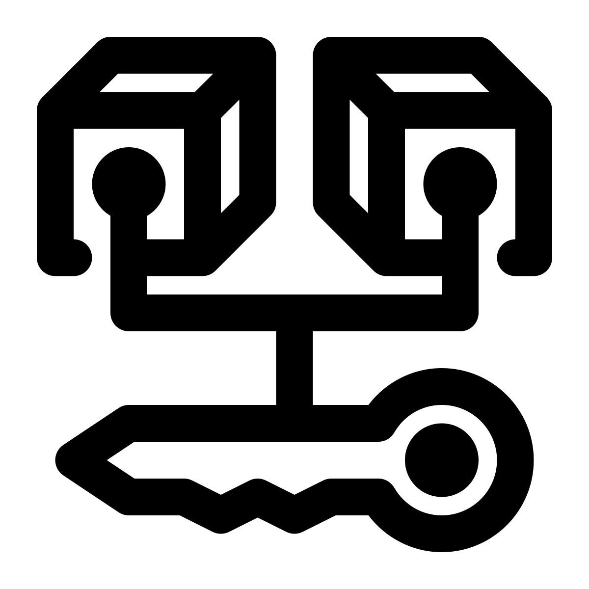 blockchain encryption icon