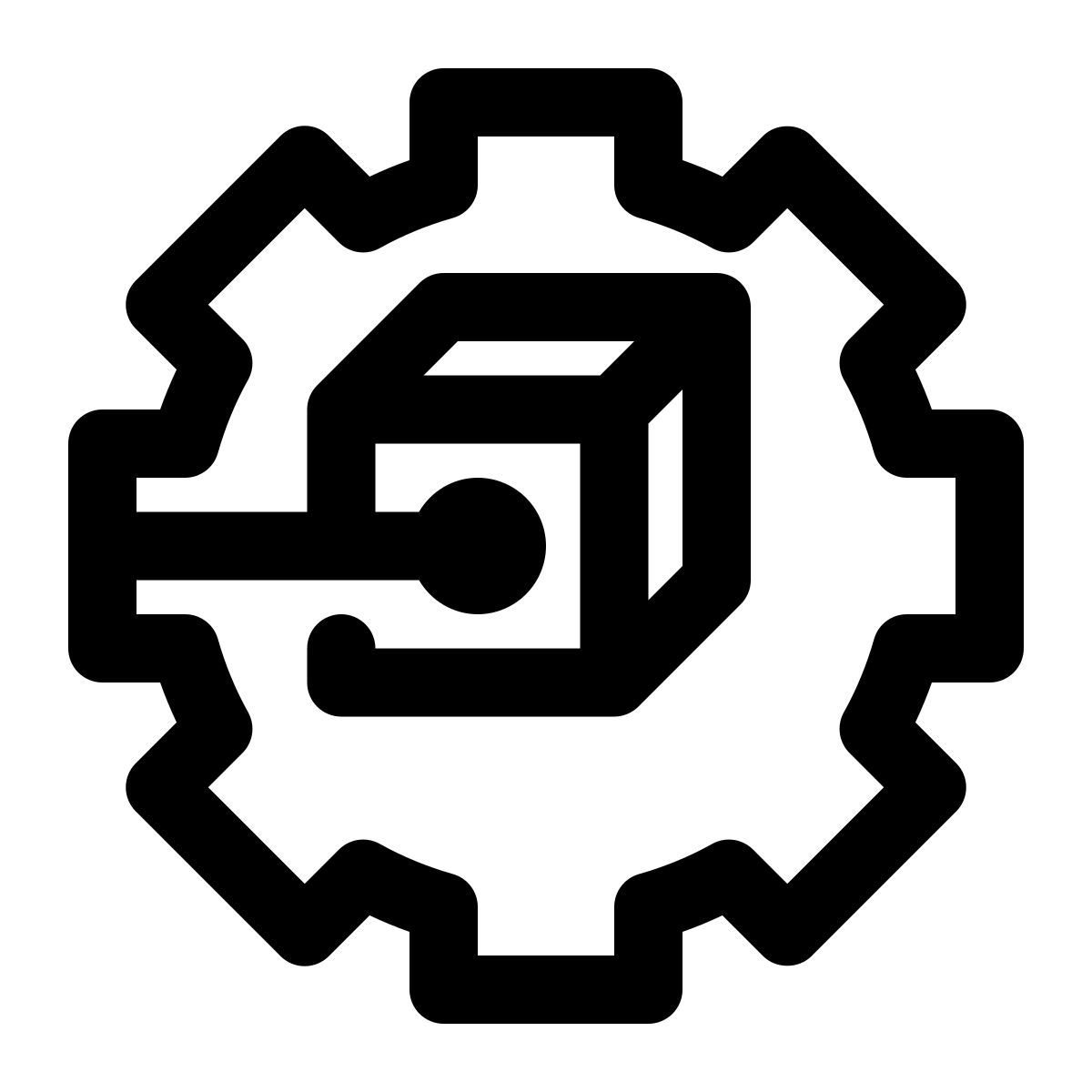 configuración de blockchain icon