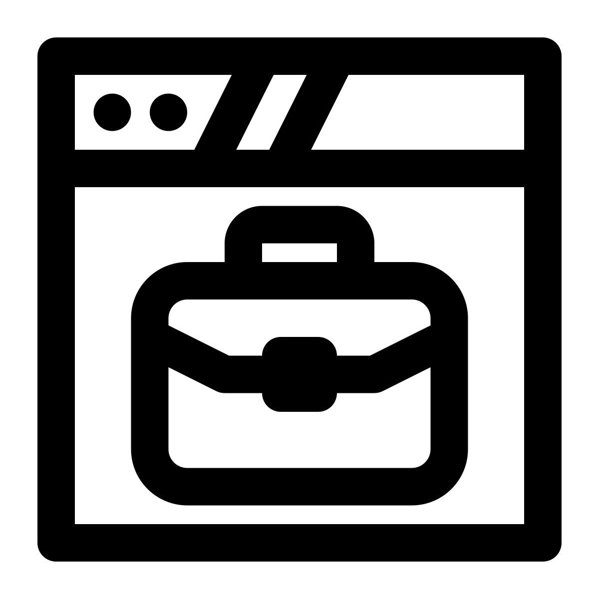 perfil de la empresa web icon