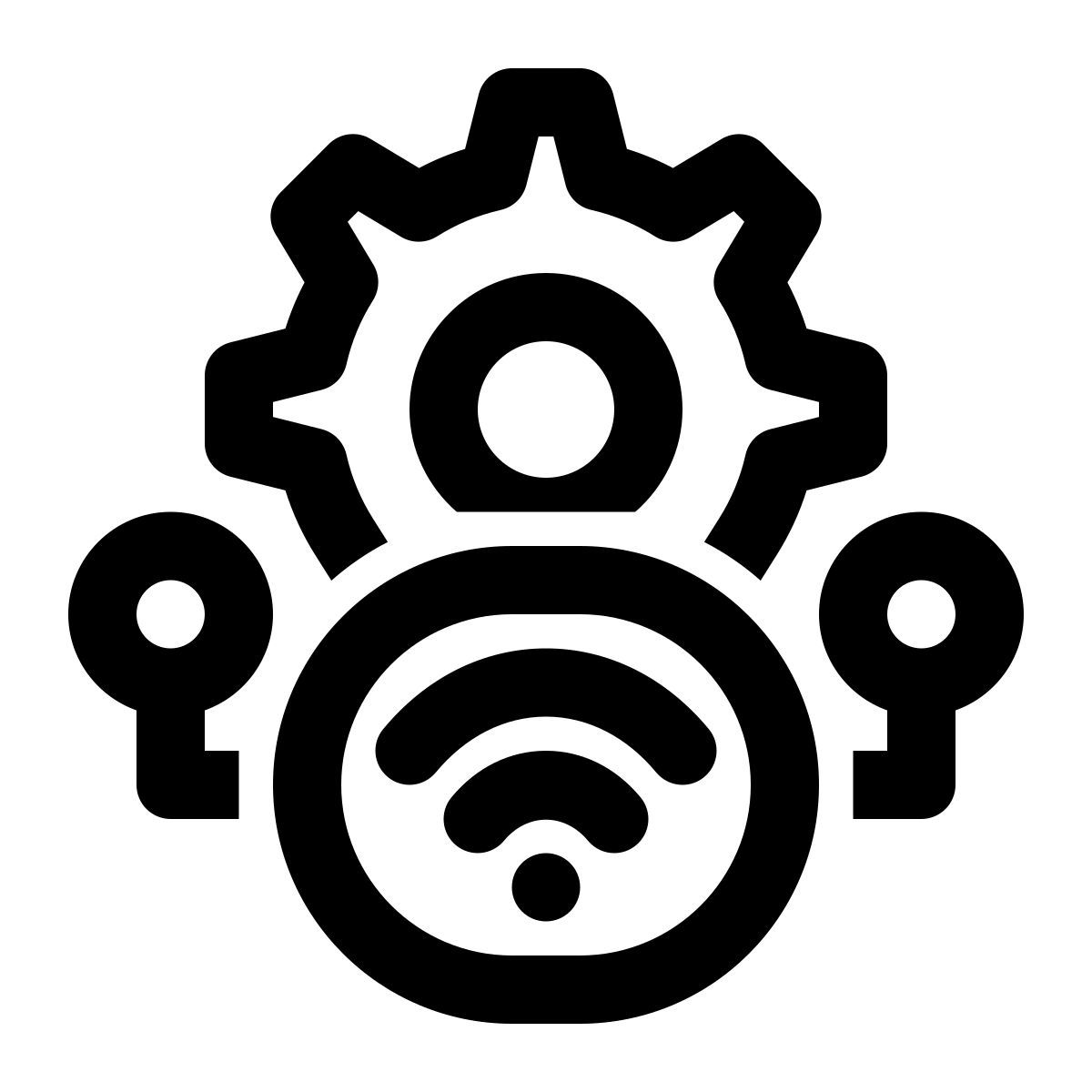 paramètres de connexion icon