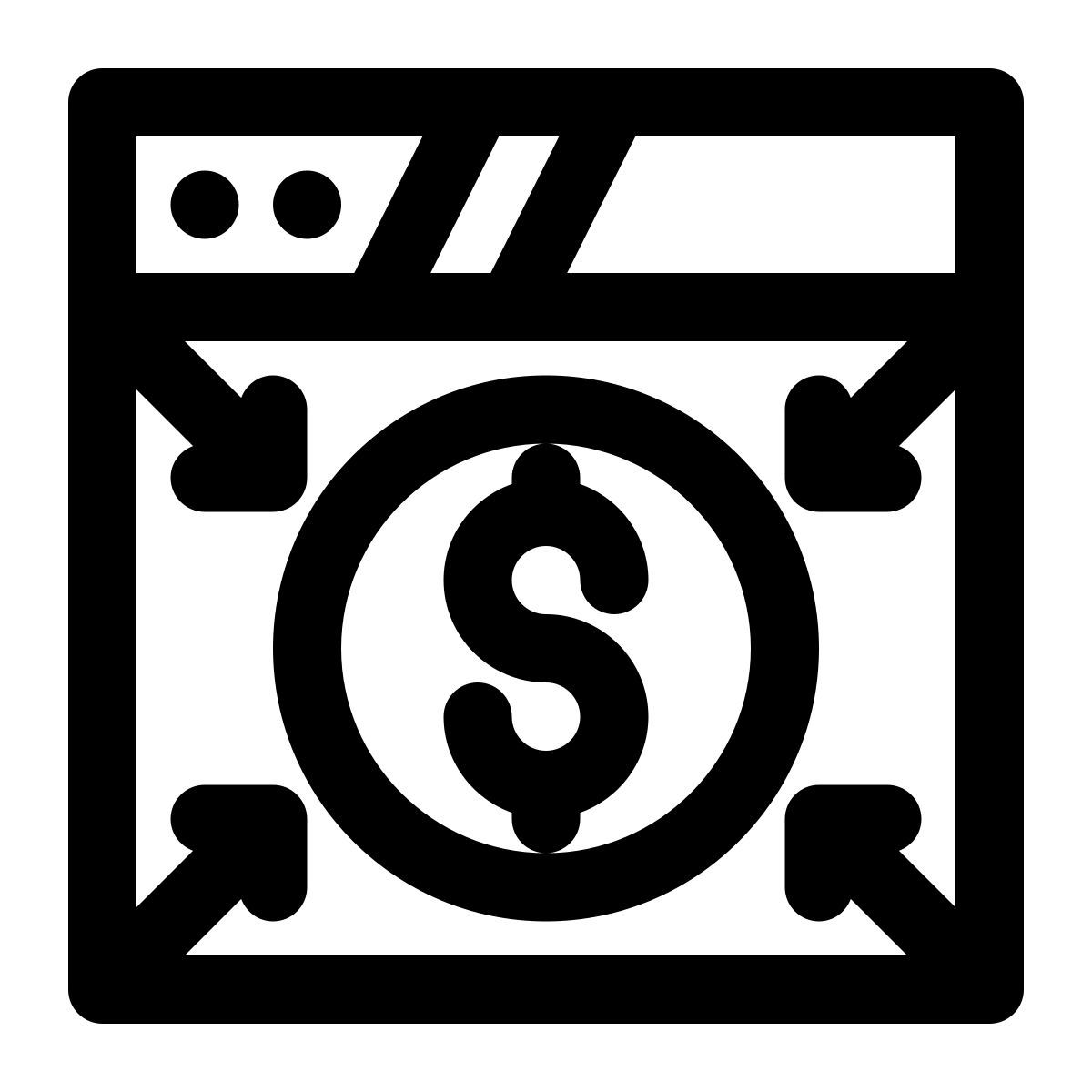 크라우드펀딩 웹사이트 icon