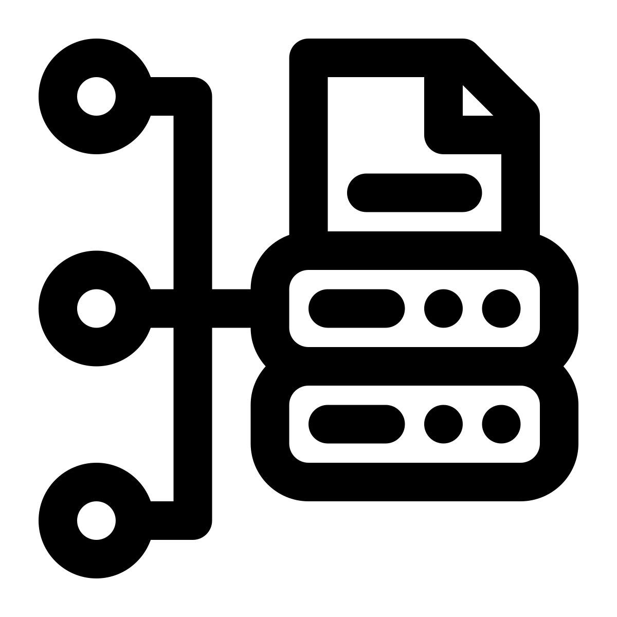 data aggregation icon