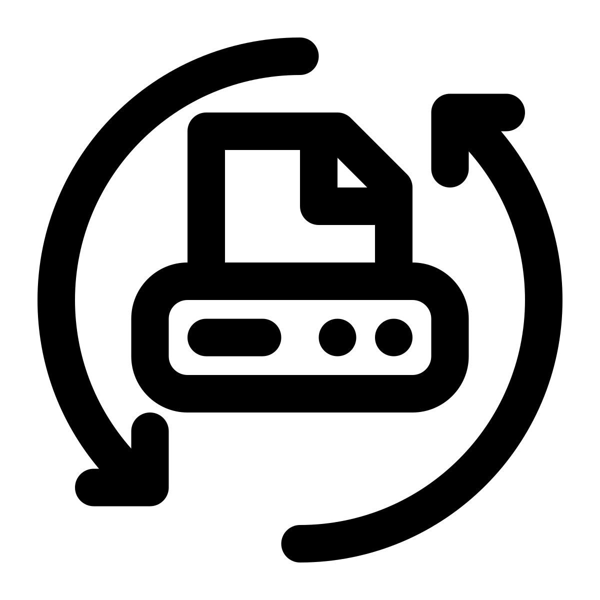 synchronisation des données icon