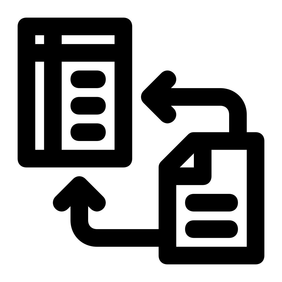 trasformazione dei dati icon