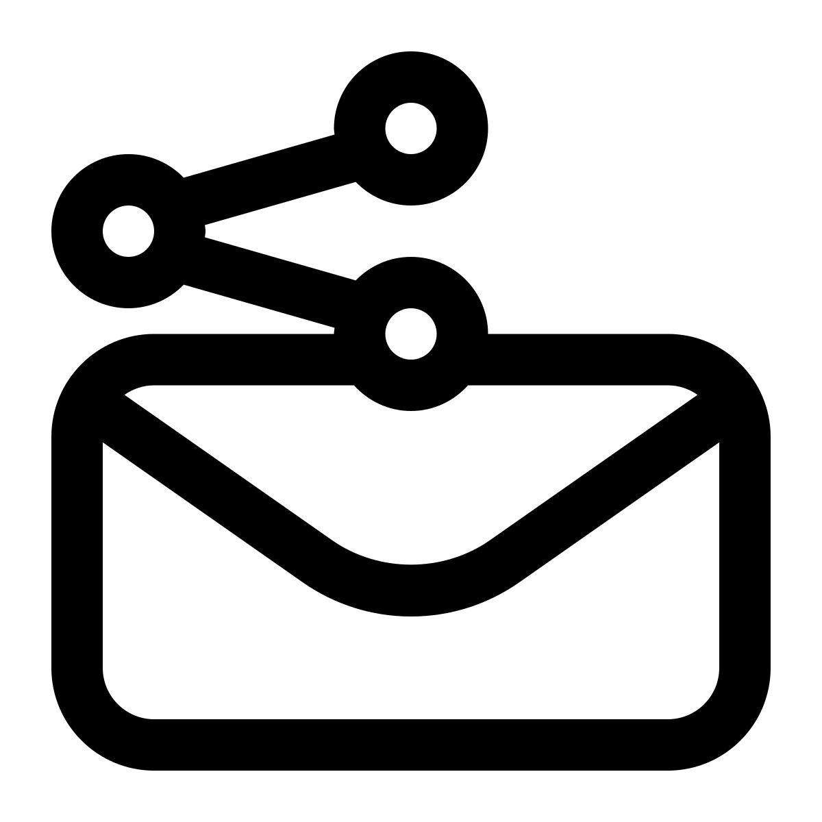 e mail freigabe icon