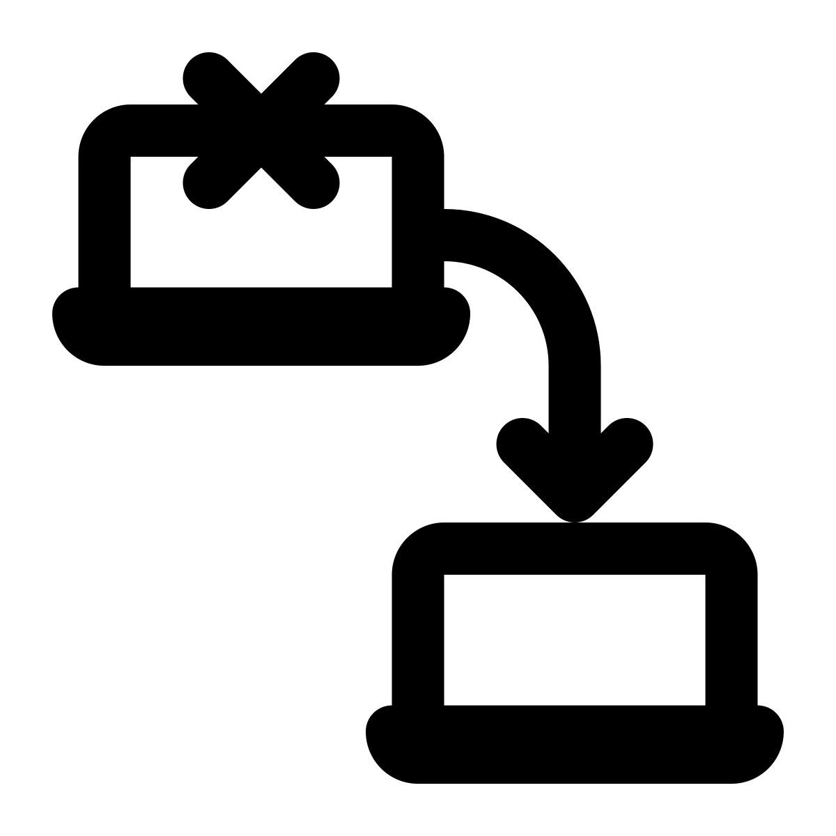 conmutación por error icon
