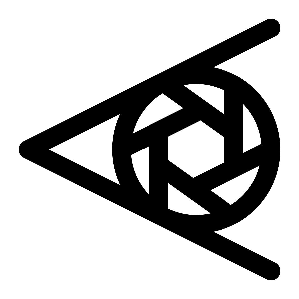 Distância focal icon