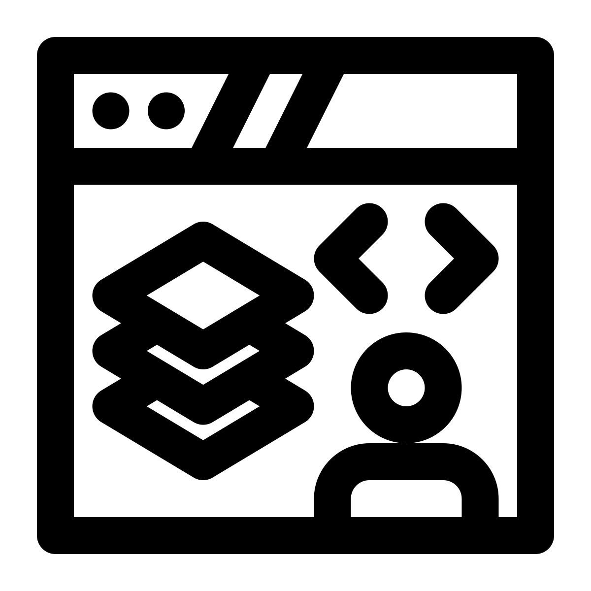 full stack developer icon