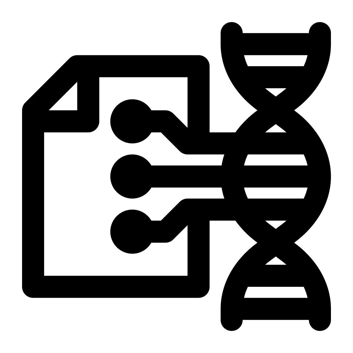 genetics identification icon