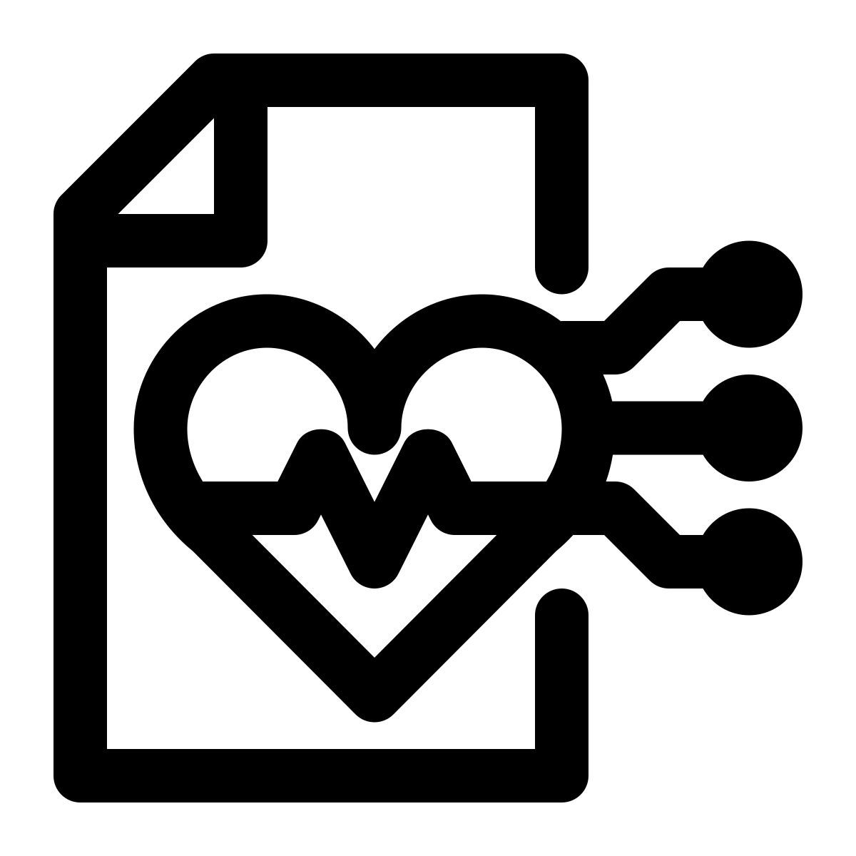 healthcare data science icon